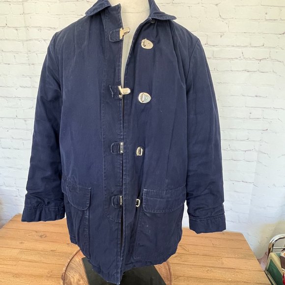 1950’s White Stag - Navy Blue Canvas Jacket - Size Medium - Picture 6 of 9